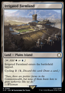 Irrigated Farmland⁣ - Universes Beyond: Fallout⁣ (Rare)⁣ [268]