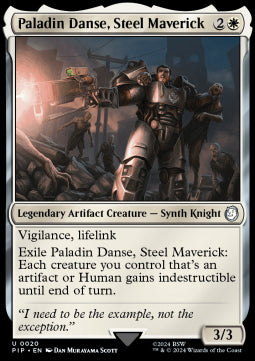 Paladin Danse, Steel Maverick⁣ - Universes Beyond: Fallout⁣ (Uncommon)⁣ [20]