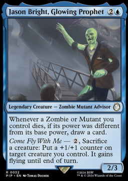 Jason Bright, Glowing Prophet⁣ - Universes Beyond: Fallout⁣ (Rare)⁣ [32]