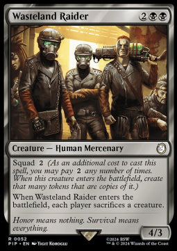 Wasteland Raider⁣ - Universes Beyond: Fallout⁣ (Rare)⁣ [52]