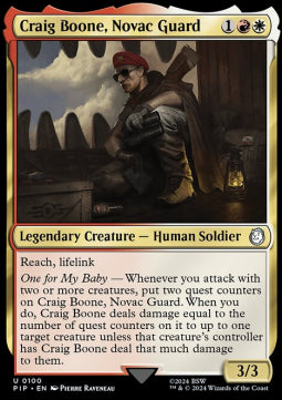 Craig Boone, Novac Guard⁣ - Universes Beyond: Fallout⁣ (Uncommon)⁣ [100]
