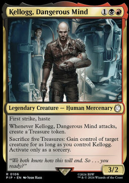 Kellogg, Dangerous Mind - Universes Beyond: Fallout (Rare) [PIP-106]