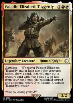 Paladin Elizabeth Taggerdy⁣ - Universes Beyond: Fallout⁣ (Rare)⁣ [114]