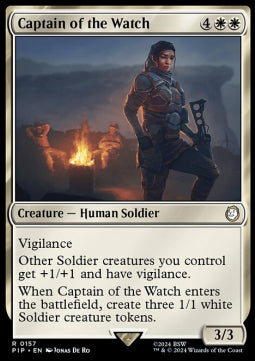 Captain of the Watch⁣ - Universes Beyond: Fallout⁣ (Rare)⁣ [157]