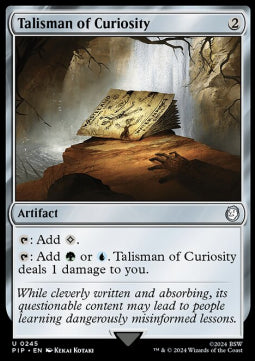 Talisman of Curiosity⁣ - Universes Beyond: Fallout⁣ (Uncommon)⁣ [245]