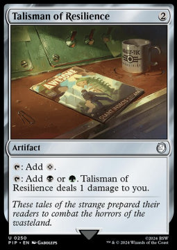 Talisman of Resilience⁣ - Universes Beyond: Fallout⁣ (Uncommon)⁣ [250]