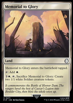Memorial to Glory⁣ - Universes Beyond: Fallout⁣ (Uncommon)⁣ [271]