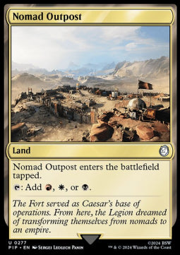 Nomad Outpost⁣ - Universes Beyond: Fallout⁣ (Uncommon)⁣ [277]