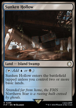 Sunken Hollow - Universes Beyond: Fallout (Rare) [PIP-296]