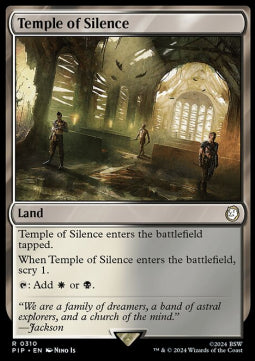 Temple of Silence⁣ - Universes Beyond: Fallout⁣ (Rare)⁣ [310]