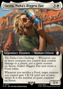 Sierra, Nuka's Biggest Fan (V.1)⁣ - Universes Beyond: Fallout: Extras⁣ (Rare)⁣ [372]
