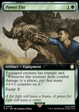 Power Fist (V.1)⁣ - Universes Beyond: Fallout: Extras⁣ (Rare)⁣ [400]