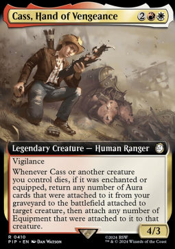 Cass, Hand of Vengeance (V.1)⁣ - Universes Beyond: Fallout: Extras⁣ (Rare)⁣ [410]