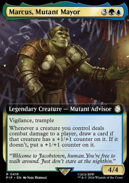 Marcus, Mutant Mayor (V.1)⁣ - Universes Beyond: Fallout: Extras⁣ (Rare)⁣ [418]