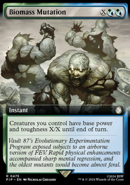 Biomass Mutation (V.1)⁣ - Universes Beyond: Fallout: Extras⁣ (Rare)⁣ [475]