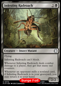 Infesting Radroach - Universes Beyond: Fallout: Extras (Uncommon) [XPIP-574]