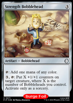 Strength Bobblehead (V.1) - Universes Beyond: Fallout: Extras (Uncommon) [XPIP-671]