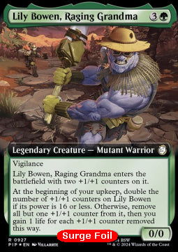 Lily Bowen, Raging Grandma (V.3)⁣ - Universes Beyond: Fallout: Extras⁣ (Rare)⁣ [927]
