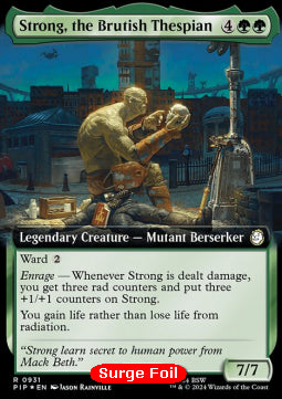 Strong, the Brutish Thespian (V.3)⁣ - Universes Beyond: Fallout: Extras⁣ (Rare)⁣ [931]