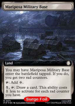 Mariposa Military Base (V.3) - Universes Beyond: Fallout: Extras (Rare) [XPIP-971]