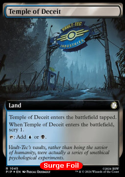 Temple of Deceit (V.3)⁣ - Universes Beyond: Fallout: Extras⁣ (Rare)⁣ [1045]