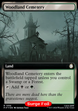 Woodland Cemetery (V.3) - Universes Beyond: Fallout: Extras (Rare) [XPIP-1056]