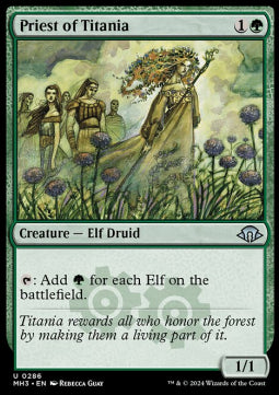 Priest of Titania⁣ - Modern Horizons 3⁣ (Uncommon)⁣ [286]