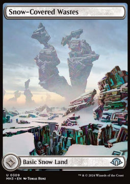 Snow-Covered Wastes (V.2)⁣ - Modern Horizons 3⁣ (Uncommon)⁣ [309]