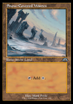 Snow-Covered Wastes⁣ - Modern Horizons 3: Extras⁣ (Uncommon)⁣ [439]