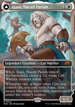 Ajani, Nacatl Pariah // Ajani, Nacatl Avenger (V.1) - Modern Horizons 3: Extras (Mythic) [XMH3-442]