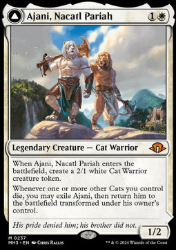 Ajani, Nacatl Pariah // Ajani, Nacatl Avenger - Modern Horizons 3 (Mythic) [MH3-237]