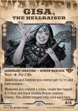 Gisa, the Hellraiser - Outlaws of Thunder Junction: Extras (Mythic) [XOTJ-288]