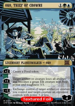 Oko, Thief of Crowns (V.2) - Breaking News (Mythic) [OTP-77]