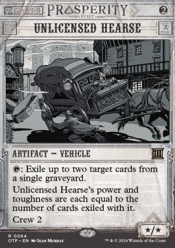 Unlicensed Hearse - Breaking News (Rare) [OTP-64]