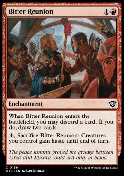 Bitter Reunion - Commander: Outlaws of Thunder Junction (Common) [OTC-156]