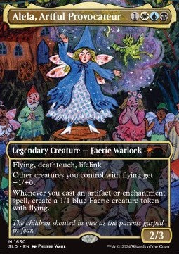 Alela, Artful Provocateur - Secret Lair Drop Series: Equinox Superdrop 2024 (Mythic) [SLDE24-1630]