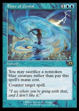 Flare of Denial (V.2)⁣ - Modern Horizons 3: Extras⁣ (Rare)⁣ [400]