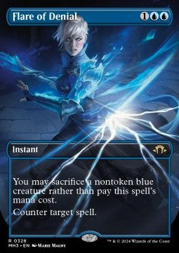 Flare of Denial (V.1)⁣ - Modern Horizons 3: Extras⁣ (Rare)⁣ [326]
