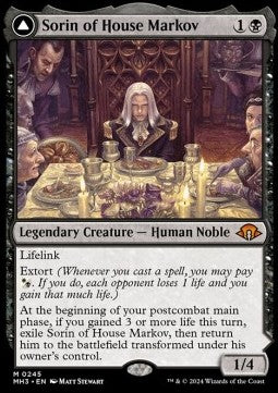 Sorin of House Markov // Sorin, Ravenous Neonate - Modern Horizons 3 (Mythic) [MH3-245]