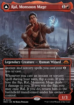 Ral, Monsoon Mage // Ral, Leyline Prodigy (V.1)⁣ - Modern Horizons 3: Extras⁣ (Mythic)⁣ [445]