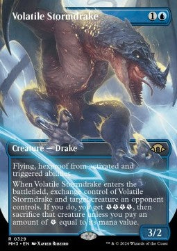 Volatile Stormdrake (V.1) - Modern Horizons 3: Extras (Rare) [XMH3-329]