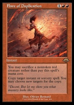 Flare of Duplication (V.2) - Modern Horizons 3: Extras (Rare) [XMH3-416]