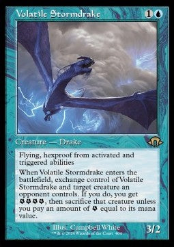 Volatile Stormdrake (V.2) - Modern Horizons 3: Extras (Rare) [XMH3-404]
