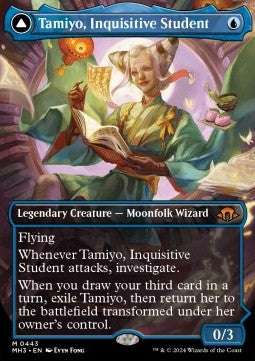Tamiyo, Inquisitive Student // Tamiyo, Seasoned Scholar (V.1)⁣ - Modern Horizons 3: Extras⁣ (Mythic)⁣ [443]