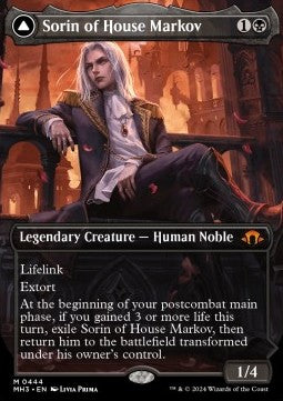 Sorin of House Markov // Sorin, Ravenous Neonate (V.1)⁣ - Modern Horizons 3: Extras⁣ (Mythic)⁣ [444]