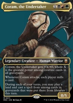 Coram, the Undertaker (V.1) - Commander: Modern Horizons 3: Extras (Mythic) [XM3C-11]