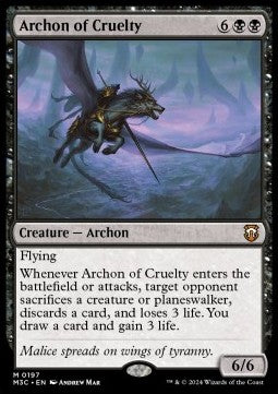 Archon of Cruelty⁣ - Commander: Modern Horizons 3⁣ (Mythic)⁣ [197]