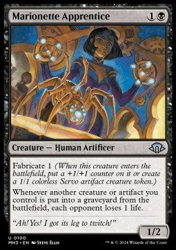 Marionette Apprentice⁣ - Modern Horizons 3⁣ (Uncommon)⁣ [100]