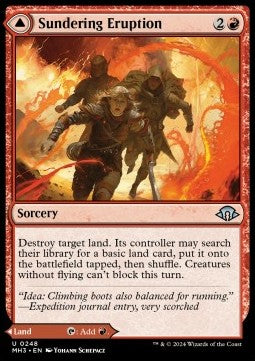 Sundering Eruption // Volcanic Fissure⁣ - Modern Horizons 3⁣ (Uncommon)⁣ [248]