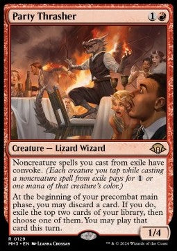 Party Thrasher⁣ - Modern Horizons 3⁣ (Rare)⁣ [129]